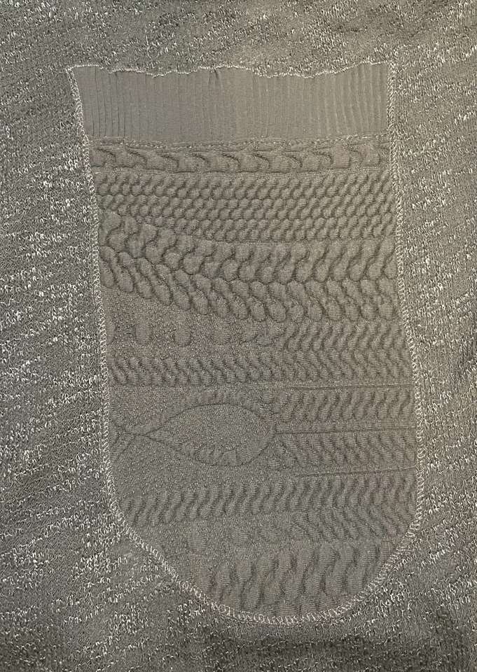 Poncho Lee Andersen Negro Capa Envolvente Tejido OS S M L XL Suéter Bolsillos Foto 3 de 4