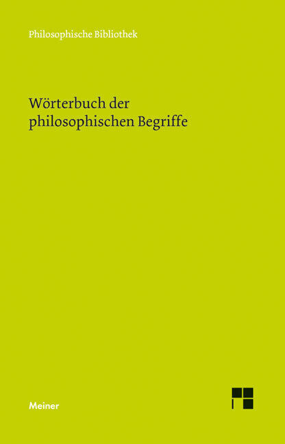 Thumbnail - Arnim Regenbogen; Uwe Meyer / Wörterbuch Der Philosophischen Begriffe