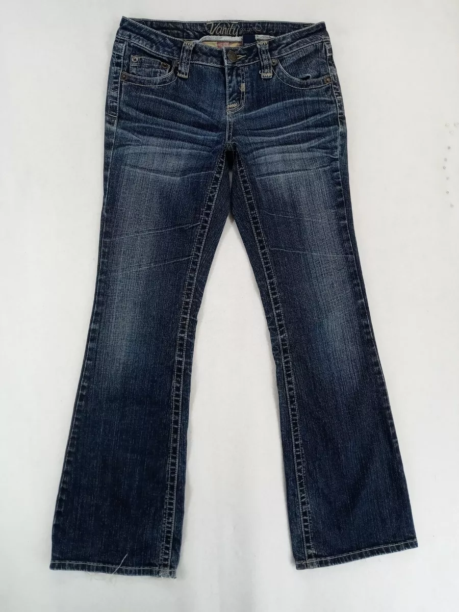 Vanity Dakota Women s Premium Blue Denim Distressed Jeans Boot