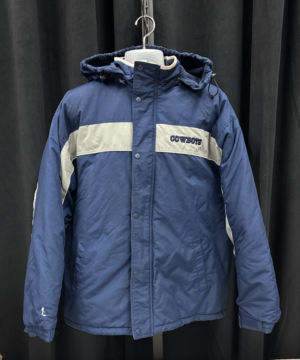 Dallas Cowboys Vintage NFL Spotlight Men's Full Zip Blue Winter