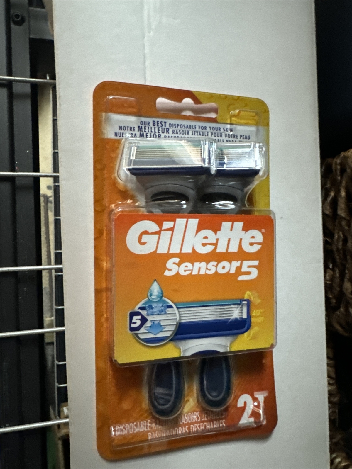 Gillette Sensor 5 Men's Disposable Razors (Pack of 2) 47400658677| eBay