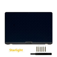 LCD Screen Display Assembly For Macbook Air A2681 2022 M2 EMC 4074 Starlight A