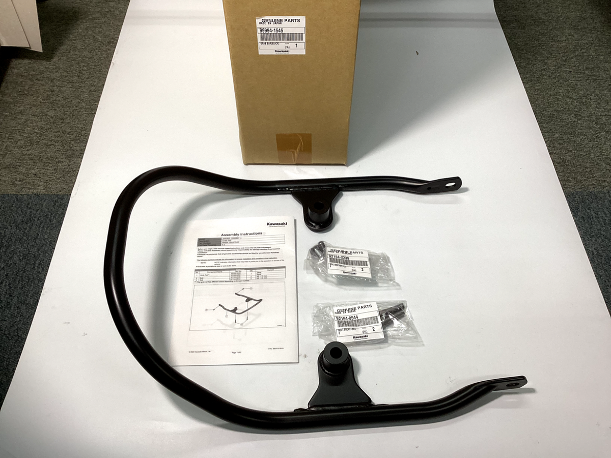 リ Kawasaki OEM 99994-1545 Passenger Grab Bar Black | eBay
