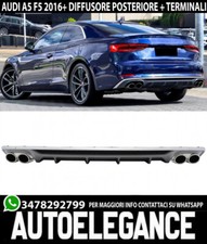 Heckdiffusor S5 Für Audi A5 F5 Sline 2015-2019 Unter Stoßstange + Endrohre