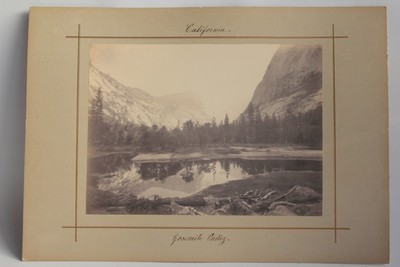 Foto California Yosemite Valley Mirror Lake Salzpapier (57832)