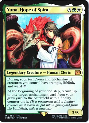 MTG スピラの希望、ユウナ/Yuna Hope of Spira 拡張Foil Yuna, Hope of Spira prints in Japanese Magic: The Gathering