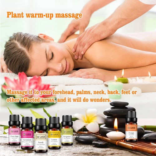 10ml Essential Oil 100% Pure & Natural Aromatherapy Diffuser Essential Oils - Picture 3 of 44