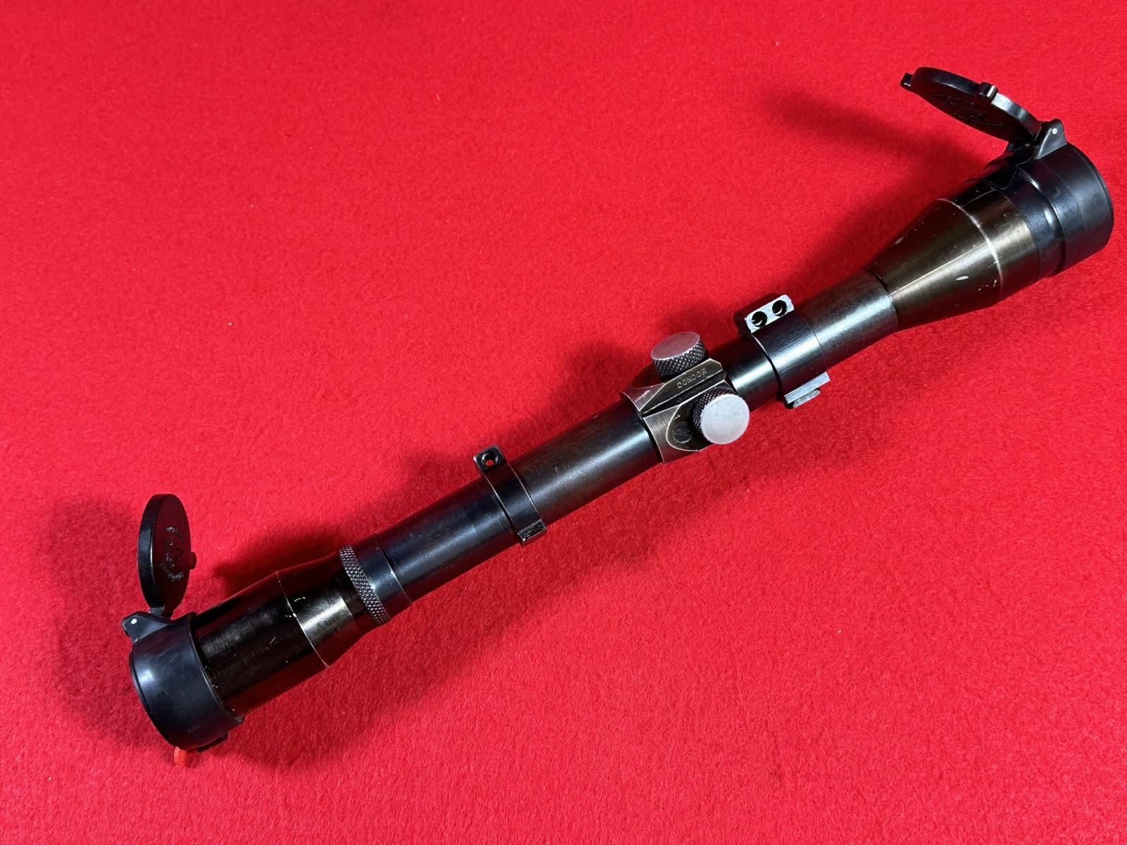 J. Unertl Condor 6x Rifle Scope w Rings, Lens Caps eBay
