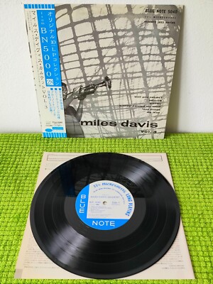 Miles Davis   Vol. 3, TOJJ-5040, OBI, NEAR MINT Japan 10'' LP