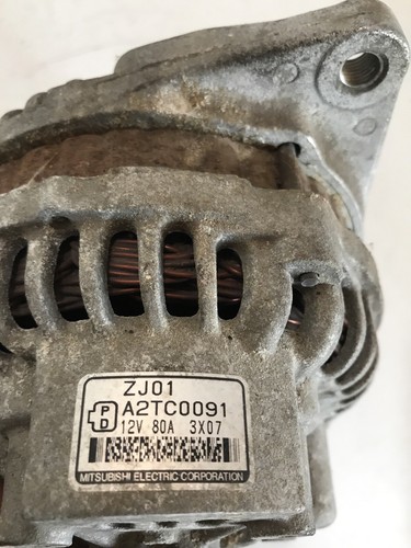 Mazda 3 Alternator 80Ah A2Tc0091 Genuine 1.6 16V Petrol 2005 Year - Picture 4 of 9