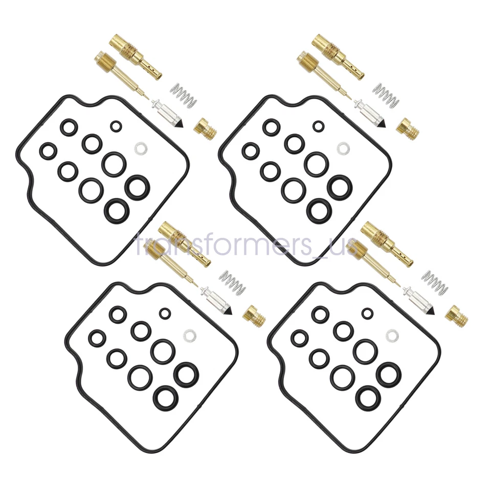 4 x Kit de reconstrucción de carburador para Honda NightHawk 650 CB650SC Carb 1983-1985 Foto 2 de 4