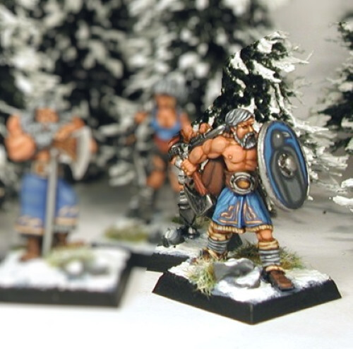 28 mm Metal Bárbaro Miniatura: Hacha y Escudo: Chaos Merodeador, Albion Tribesman - Imagen 2 de 15