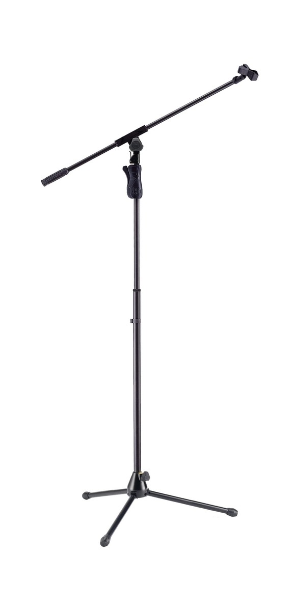 Hercules MS631B EZ Grip Tripod Microphone Stand with Boom & Mic