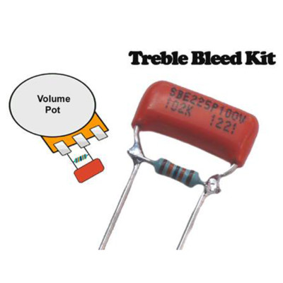 Sprague Orange Drop Treble Bleed Kit für E-Gitarre