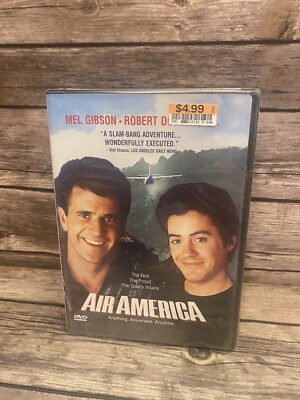 Air America (DVD, 1998) Mel Gibson Robert Downey Jr NEW Sealed