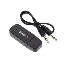 Wireless Bluetooth 3.5mm AUX Audio Mono Music Home Car Receiver Adapter Mic S