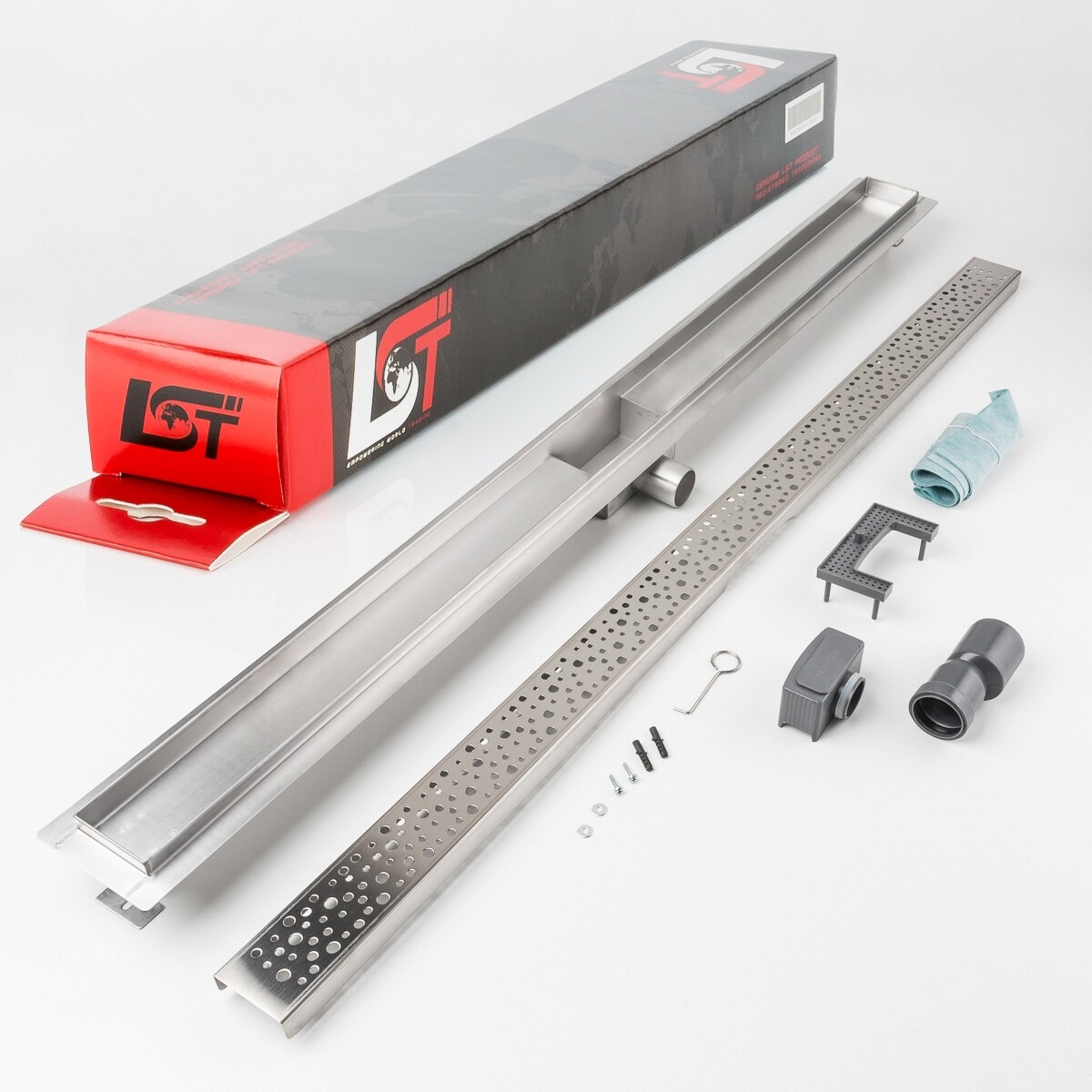 Shower Channel Drops 1200 X 70 MM Adjustable Floor Drain Shower Grate Perforated