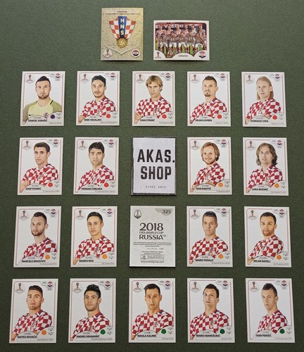 Juego de pegatinas de equipo de la Copa Mundial de la FIFA Rusia 2018 PANINI a elegir - Imagen 16 de 33