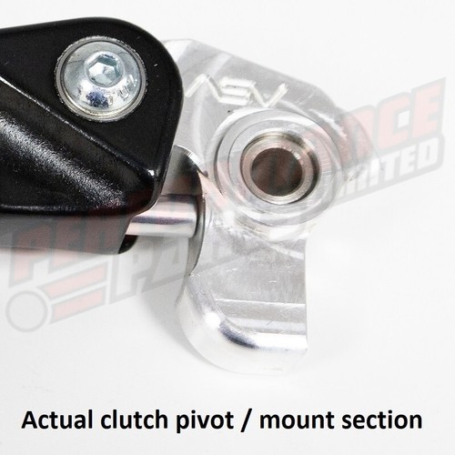 ASV F4 Short Purple Adjustable Brake + Clutch Lever Set for KTM 150 SX 2011 - Picture 5 of 9