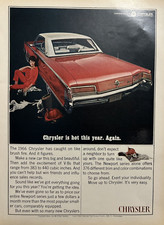 1966 Chrysler 300 2 Door Hardtop V-8hot Year 383-440ci Engine Vintage Print Ad 1966 Chrysler 300 2 Door Hardtop V-8hot Year 383-440ci Engine Vintage Print Ad