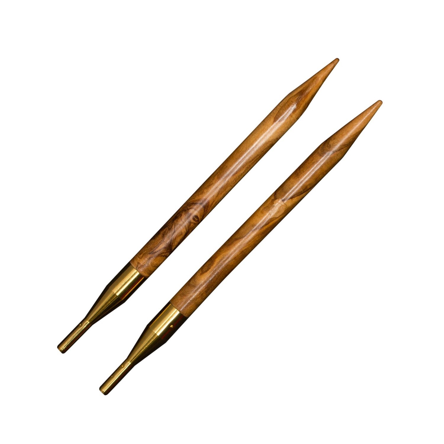 Addi Olive Wood Pointed Replaceable Circular Knitting Needles Scale: 4mm/12,5cm