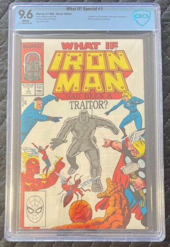 Marvel What If Special #1 1988 (CBCS 9.6) Iron Man Had Been a Traitor - Photo 1/2