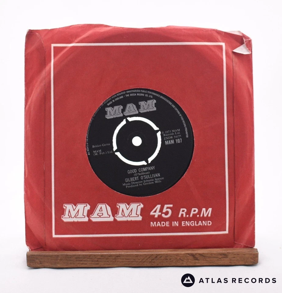 Gilbert O'Sullivan - Ooh Baby - 7" Vinyl Record - VG+/VG+ - Image 3 of 4