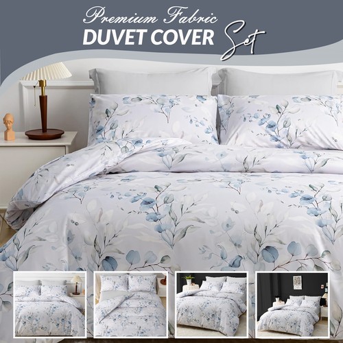 Duvet Cover Set King Size Luxury Reversible Quilt Cover Bedding Set Double - Picture 409 of 504