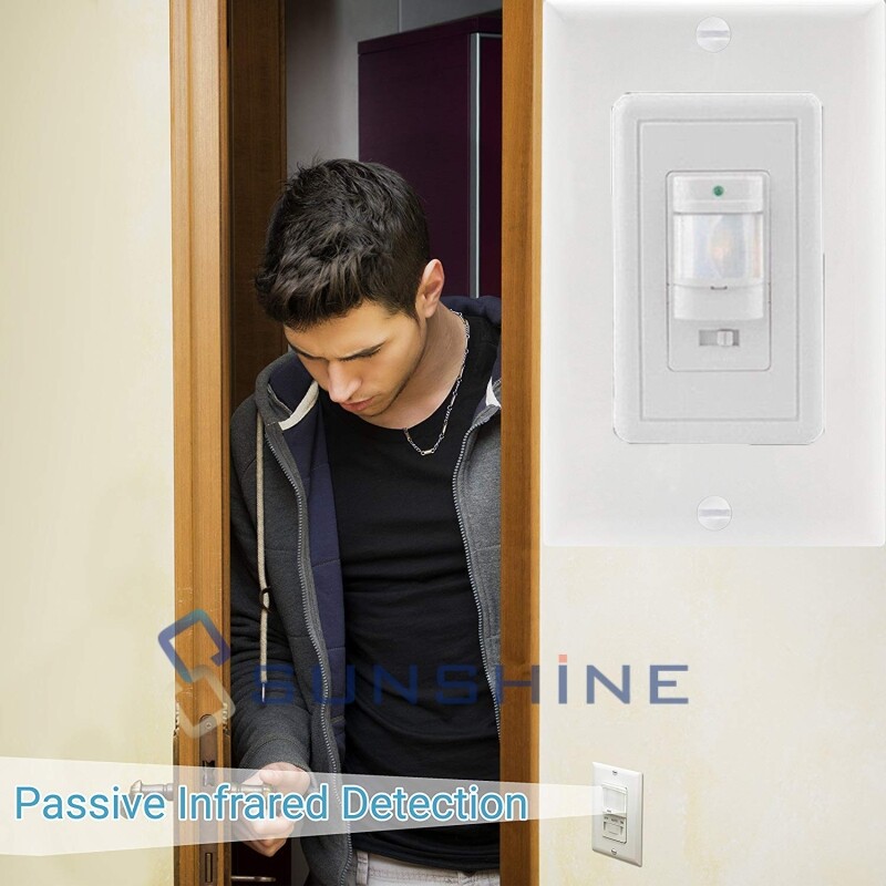 NEWEST Automatic PIR Occupancy Motion Sensor Light Switch Auto On/Off ...