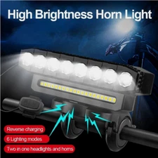 Waterproof Super Bright LED Bike Light USB Rechargeable Bicycle Front Headlight