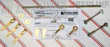 Weber Dual 40dcoe Or 45dcoe Cross Bar Universal Linkage Kit Dist. By Redline