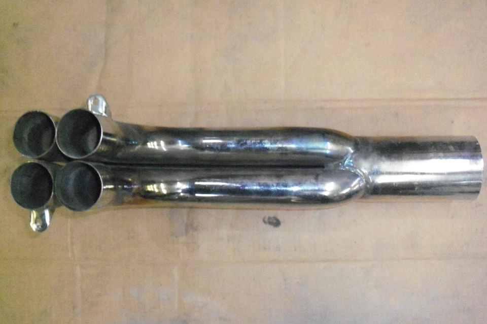 AC Cobra 427 stainless steel side pipe section - Image 3 of 4