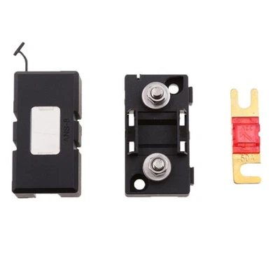 An boulon fourchette porte fusible bloc fusible avec couvercle fusible 32v 50a - Photo 1/4