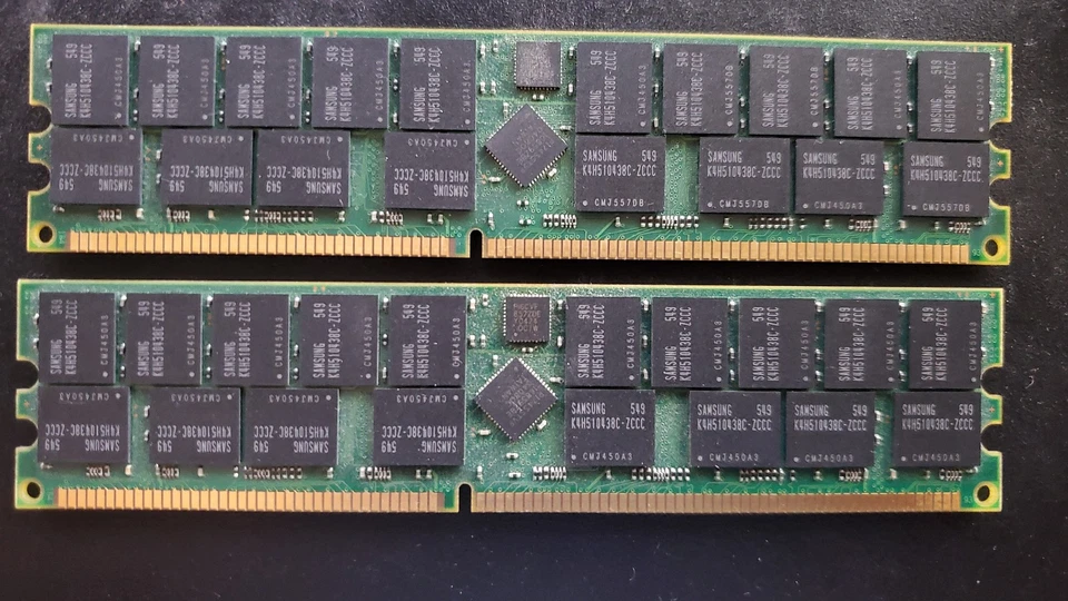 4GB 2x2GB PC-3200 DDR-400 PATRIOT PSD2G40036ERB CL3 ECC Registered DDR1 DIMM - Image 2 of 2
