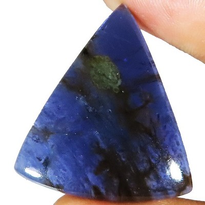 36.75 CT Natürlich Blau Iolite Sonnenstein Cabochon Lose Edelstein 30x36x5 MM