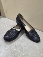 Cole Haan Shoes Womens Size 7 Woven Leather Slip On Loafers Made in Italy Classi