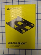 Corsair Dual SSD Mounting Bracket   2x 2.5" to 3.5" Adapter   New Retail Packagi