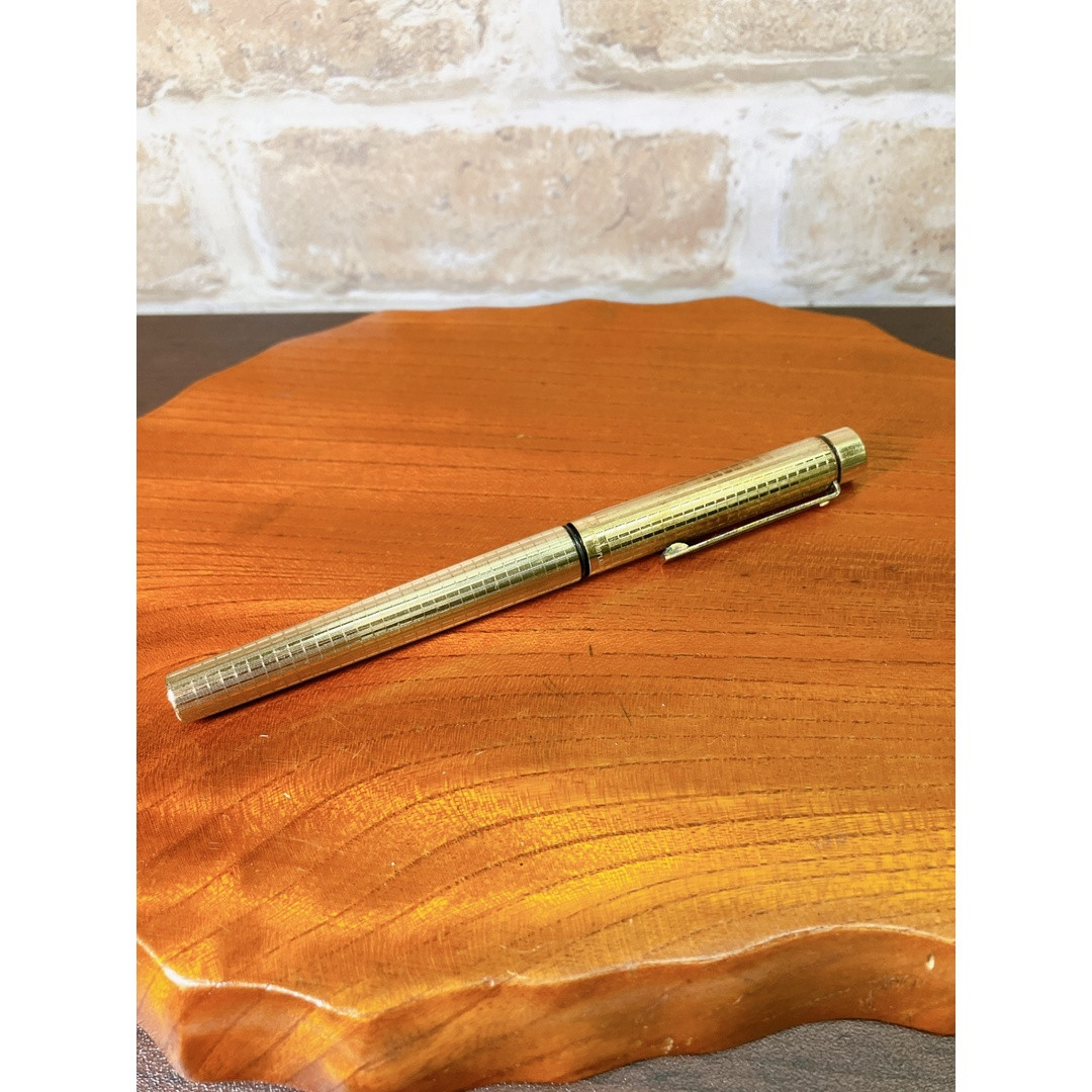 SHEAFFER 万年筆 14K 585 USA <No.302> 14K Gold Nib Sheaffer Gold Filled Fountain Pen, 585 Gold Nib