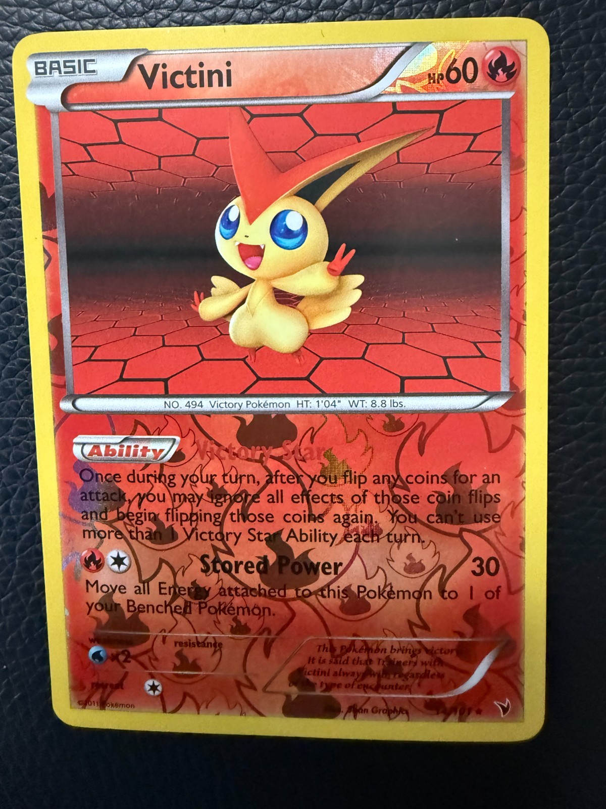 Victini 14/101 Nobel Victories Reverse Holo Rare LP/NM Pokemon TCG Card