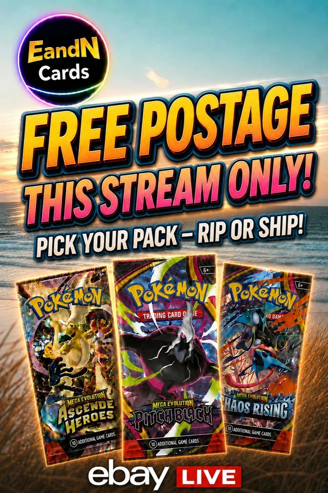 🏖️ Last Stream Before Our Holiday! FREE Postage – Rip or Ship!