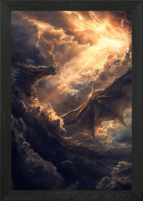 Mythic Sky Sovereign gerahmtes Wandbild Poster Leinwanddruck Bild