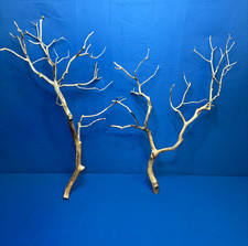 Aquarium Fish Tank Terrarium Aquascape 23" / 18" Manzanita Branches 2 Pieces