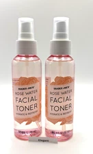 2 X Trader Joe's Rose Water Facial Toner Hydrate & Refresh Spray 4oz. Each