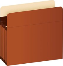 Expanding Accordion File Pockets, Extra Durable, Expands 3.5", Letter Size, Rein