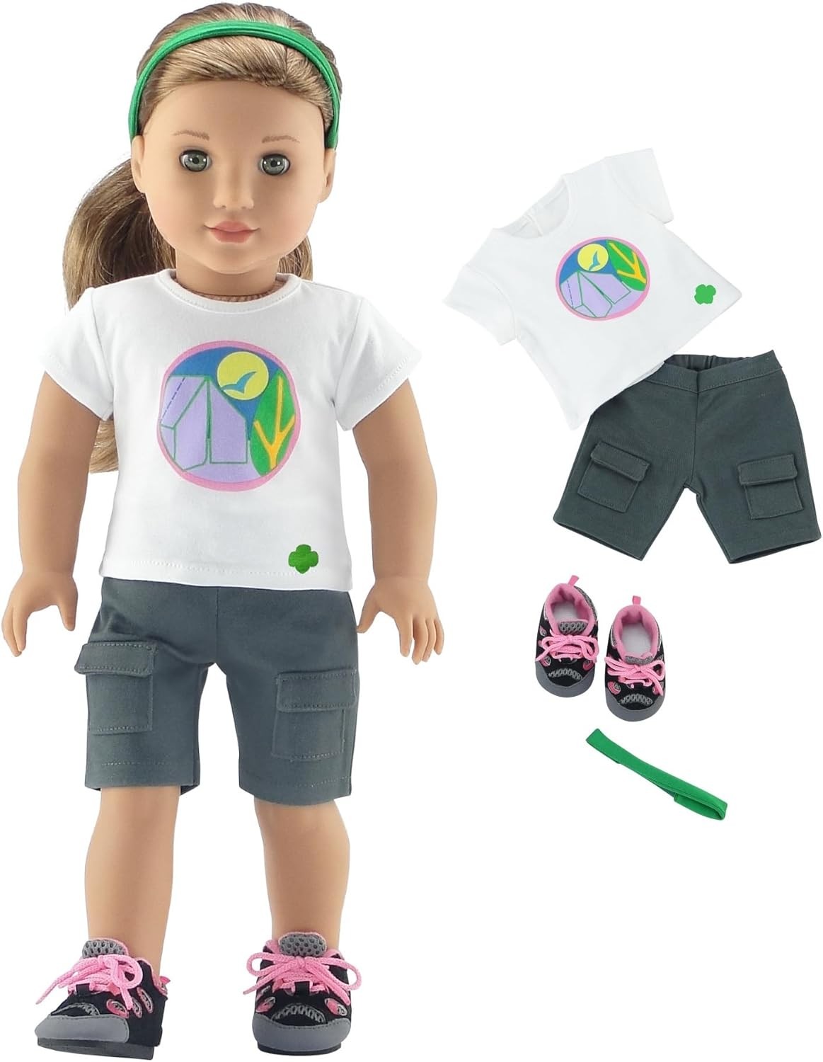 Emily Rose Girl Scouts&reg; Officially Licensed 18 Inch Doll Ca