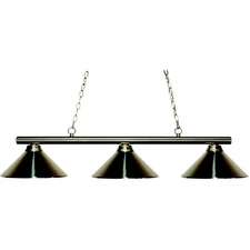 Z-Lite 155-3BN-MBN Sharp Shooter Billiard Light Brushed Nickel