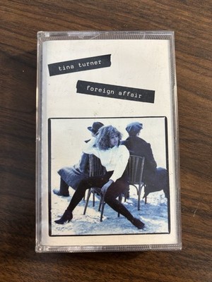 Tina Turner Foreign Affair Cassette Album 1989 Clear Tape Rare
