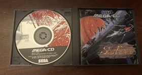 Sol Feace & Cobra Command Sega Mega CD Double Pack Game 1992 Both Complete