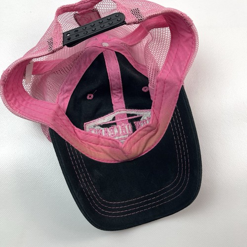 New Orleans 1718 Embroidered Mesh Trucker Baseball Hat Cap Black/Pink Adjustable - Bild 19 von 20