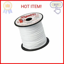 Pepperell S'getti String Plastic Craft Lace, 50-Yard Spool, White